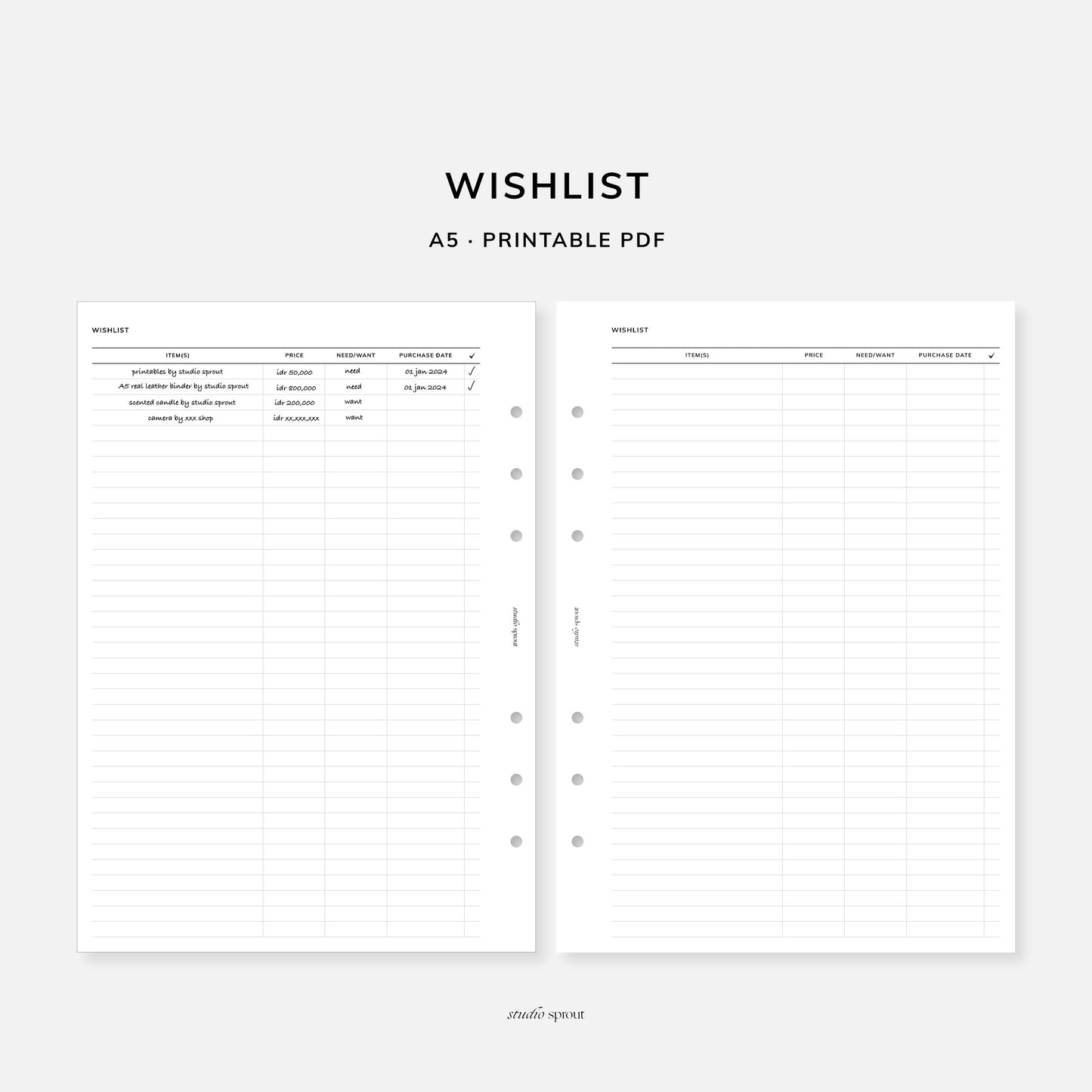 026 Wishlist