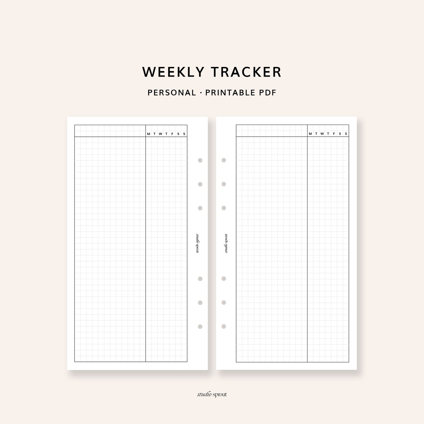 028 4mm Weekly Tracker