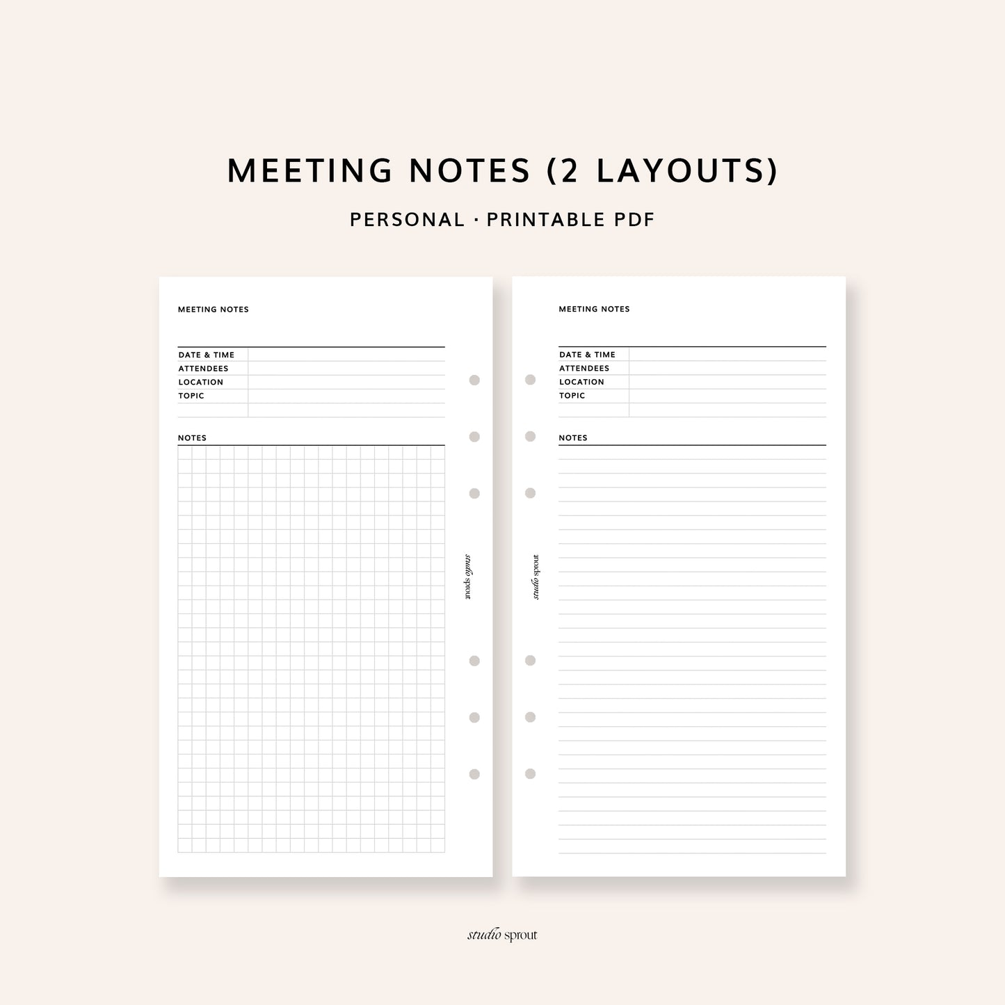 007 Meeting Notes