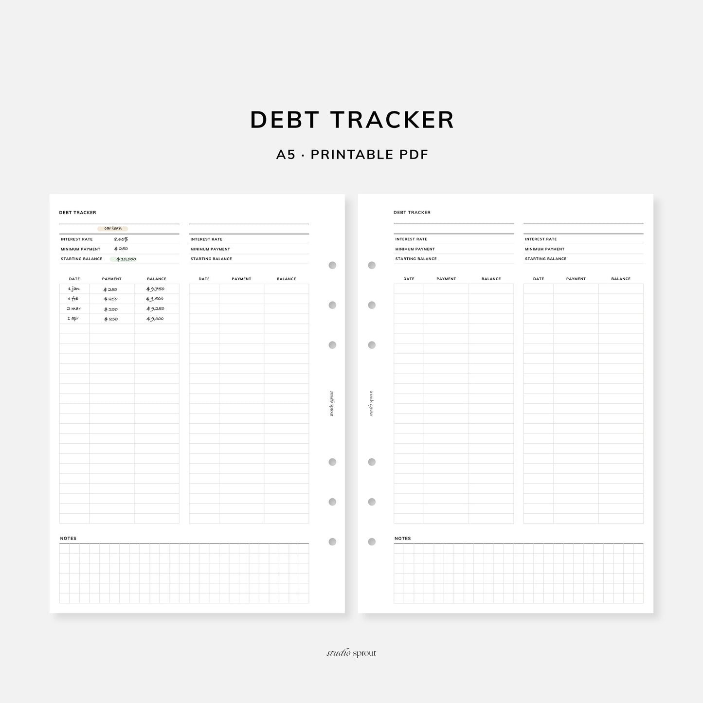 019 Debt Tracker