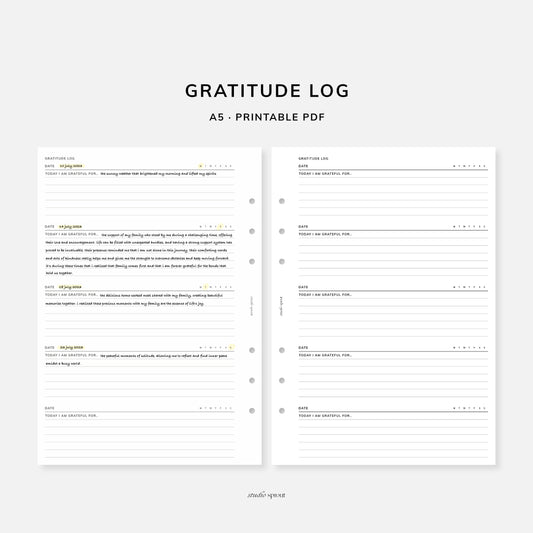 006 Gratitude Log